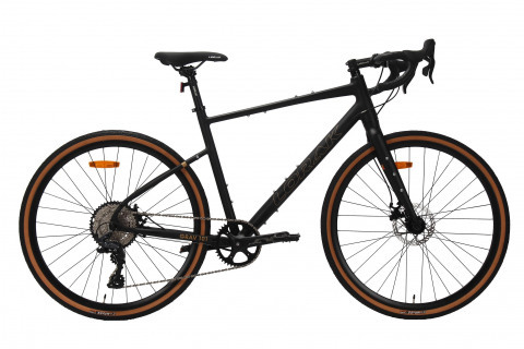 LORAK Grav 101 520mm Матовый Чёрный/Коричневый