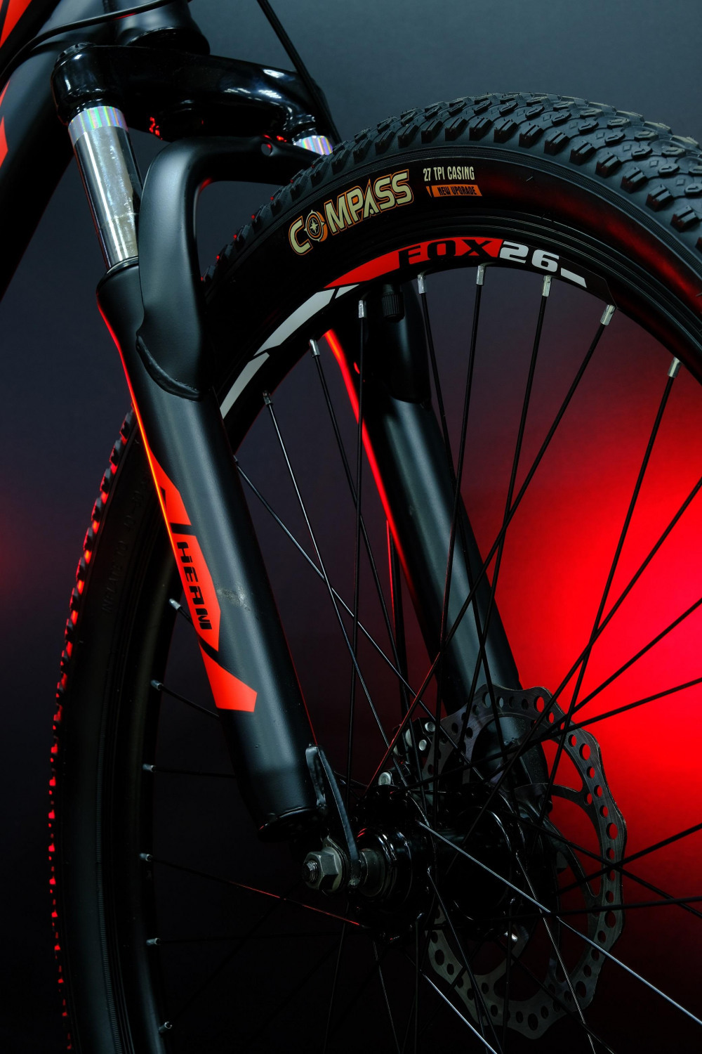 Heam FOX 26 Girl Чёрный/Красный