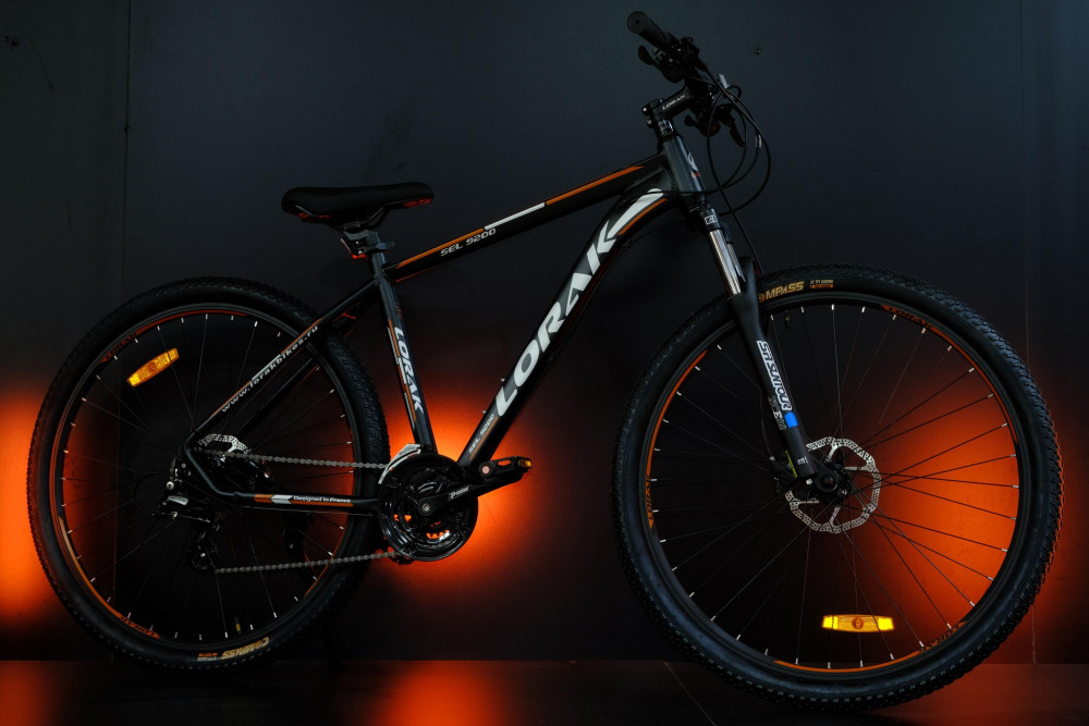 Lorak Sel 9200 Матовый Чёрный/Коричневый 21р (на раму 183-190)