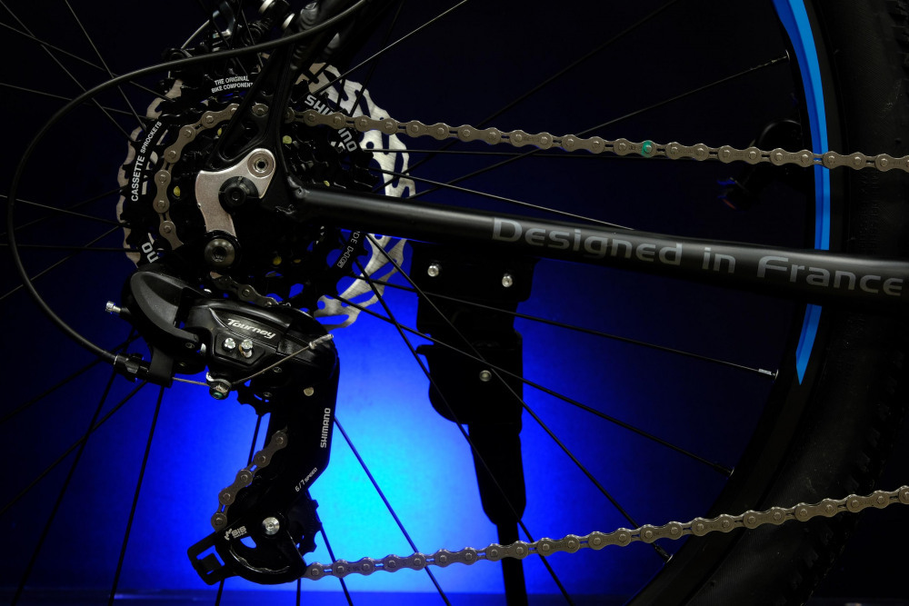 Lorak 1.0 Матовый Чёрный/Синий рама 19 (на рост 171-182) (27.5)