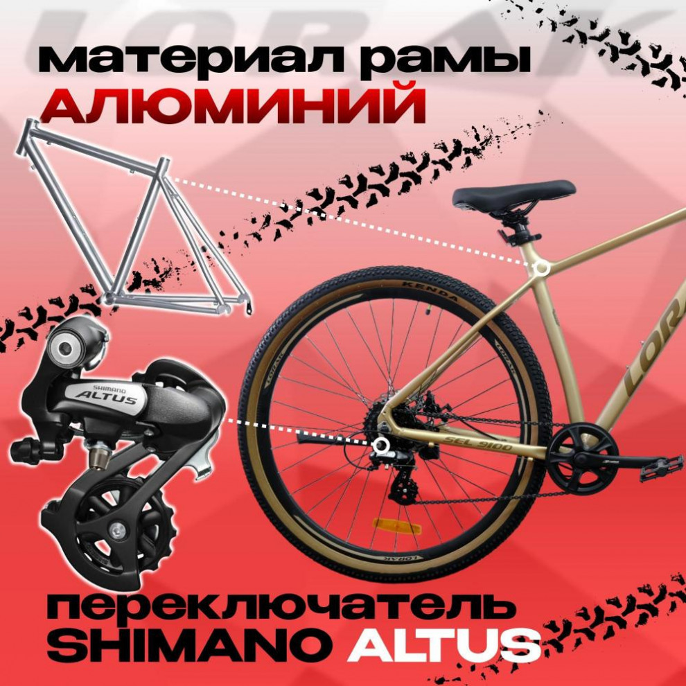 LORAK Sel 9100 Матовый Коричневый 22р (на рост 183-193)